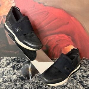 Michael Kors Black Espadrilles with MK Logo